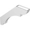 Ekena Millwork 4-in. W x 32-in. D x 32-in. H Olympic Architectural Grade PVC Knee Brace BRCP04X32X32OLY - alternate 4